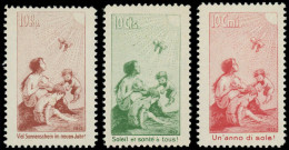 ** SUISSE - Poste - 137, SBK I/III, Complet, Luxe: Précurseurs - Unused Stamps