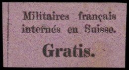 * SUISSE - Franchise - 1, Signé Scheller, Légère Tache - Franquicia