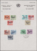 FDC SUISSE - Service - 338/48, Sur Feuillet Spécial 1/2/50: Organisation Mondiale De La Santé (Michel) - Autres & Non Classés