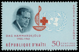 ** HAITI - Poste Aérienne - 284, Sans La Légende "1863 1963": Croix-Rouge - Haiti