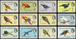 ** HONDURAS GB - Poste - 170/81, Complet 12 Valeurs: Oiseaux, Elisabeth II - Honduras Britannique (...-1970)