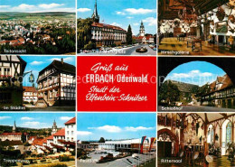 72724902 Erbach Odenwald Stadt Der Elfenbein-Schnitzer Rittersaal Schlosshof Hir - Erbach