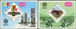 ** YEMEN ROYAUME - Blocs Feuillets - Michel 191/92, Coupe Du Monde De Football,  Mexico 1970 - Yemen