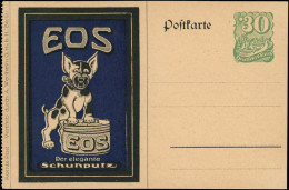 N Chiens & Canidés - Poste - Allemagne, Cp. Tsc. 30pf. Vert: "Kombi-Post" - Eos, Chien - Dogs