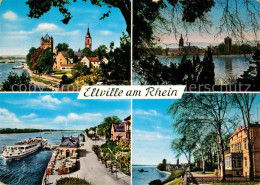 72617419 Eltville Rhein Schloss Kirche Rheindampfer Eltville Am Rhein - Eltville