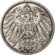 Empire Allemand, Wilhelm II, Mark, 1907, Berlin, Argent, TTB, KM:14 - 1 Mark