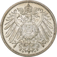 Monnaie, GERMANY - EMPIRE, Wilhelm II, Mark, 1914, Karlsruhe, TTB+, Argent,KM 14 - 1 Mark