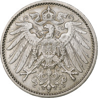 Empire Allemand, Wilhelm II, Mark, 1914, Hambourg, Argent, TTB, KM:14 - 1 Mark