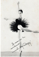 Carte - Liane DAYDE Danseuse Etoile - Années 1950 - Autographe - Signature - - Actors & Comedians