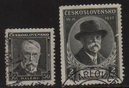 Czechoslovakia - #234-35(2) - Used - Used Stamps