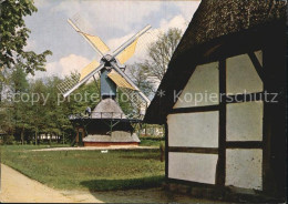 72592805 Cloppenburg Museumsdorf Heuerhaus Kokerwindmuehle Niedersaechsisches Fr - Cloppenburg