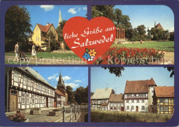 72592437 Salzwedel Burggarten Hohe Bruecke Katharinenkirche Salzwedel - Salzwedel