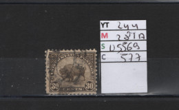 PRIX FIXE Obl 244 YT 281A MIC US569 SCOT US577 GIB  Bison  Préservation De La Nature 1922 1925Etats Unis 58/08 - Used Stamps
