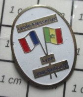 1517 Pin's Pins / Beau Et Rare / ADMINISTRATIONS / LYCEE FLESSELLES LYON ET Joal Fadiouth - Administrations