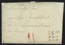L 1774 De ST Denys Port II à La Craie Rouge Pour Bruges - 1714-1794 (Oostenrijkse Nederlanden)