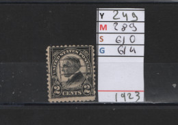 PRIX FIXE Obl  249 YT 289 MIC 610 SCO 614 GIB  Warren G. Harding 1923 Etats Unis 58/08 - Used Stamps