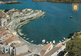 CARTOLINA  B10 VILLACARLOS CALASFONS-MENORCA,ISOLE BALEARES,SPAGNA-VISTA AEREA-VIAGGIATA - Menorca