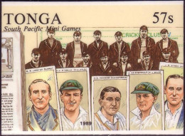 Tonga Cromalin Proof 1989 Cricket - Australia 1909 Team - Cricket