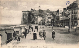FRANCE - Mers Les Bains - Vue Générale Sur L'esplanade Et Les Falaises - LL - Animé - Carte Postale Ancienne - Mers Les Bains