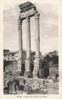 ITALIE - Roma - Tempio Di Castore E Polluce - Carte Postale Ancienne - Otros & Sin Clasificación