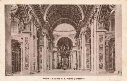 ITALIE - Roma - Basilica Di San Pietro - L'interno - Carte Postale Ancienne - Andere & Zonder Classificatie