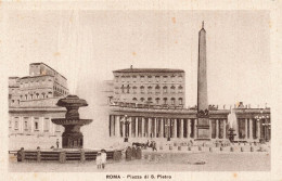 ITALIE - Roma - Piazza Di San Pietro - Carte Postale Ancienne - Andere & Zonder Classificatie