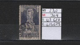 PRIX FIXE Obl 270 YT 304 MIC US628 SCOT US629 GIB Statue De John Ericsson à Washington Etats Unis 58/08 Dentelé 3 Cotés - Used Stamps