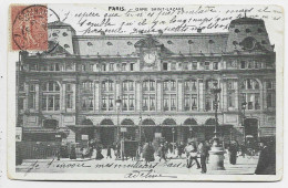 SEMEUSE 10C LIGNEE  PERFORE AU RECTO CARTE  PARIS 1906 - Covers & Documents