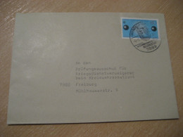 GRENZACH-WYHLEN 1983 To Freiburg Wellen Stamp Physics Cancel Cover GERMANY Physique - Physics