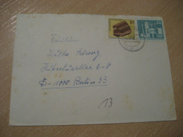 WEIMAR 1978 To Berlin Bandjaspis Gnandstein Mineral Minerals Cancel Cover DDR GERMANY Mineraux Geology - Minerals