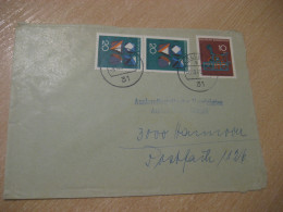 CELLE 1969 To Hannover Harzer Bergbau ZnS PbS Mineral Minerals Cancel Cover GERMANY Mineraux Geology - Minerals