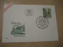 WIEN 1975 Federal Forests Forestry 50 Year Geology FDC Cancel Cover AUSTRIA Geologie - Other & Unclassified