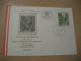 WIEN 1975 Federal Forests Forestry 50 Year Jahr Geology FDC Cancel Cover AUSTRIA Geologie - Sonstige & Ohne Zuordnung