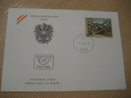 WIEN 1985 50 Years Of The Grossglockner High Alpine Road Geology FDC Cancel Cover AUSTRIA Geologie - Altri & Non Classificati