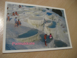 PAMUKKALE Geology Cancel Postcard TURKEY Geologie - Autres & Non Classés
