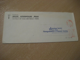 ANKARA 1973 To USA Chamber Geological Engineers Geology Meter Mail Cancel Cover TURKEY Geologie - Autres & Non Classés