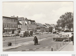 Brandebourg ZOSSEN Markt écrite En 1985 Textil Zentrum Camion BUS Autos Moto - Zossen