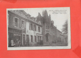 68 NEUF BRISACH Cpa Animée Rue De Strasbourg La Poste Février 1919 Edit Samuel - Neuf Brisach