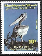 Djibouuti - MNH ** 1991 : Pink-backed Pelican  -  Pelecanus Rufescens - Pellicani