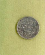 LEOPOLD II - 50 Centimes 1909 FL - 50 Cents