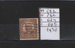 PRIX FIXE Obl 292 YT 262 MIC 684 SCO 685 GIB Harding 1930 1931 Etats Unis 58/09 Dentelé 2 Cotés - Used Stamps