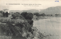 FRANCE - Carqueiranne - Vue Générale De La Falaise Prise Du Fort Péno - Carte Postale Ancienne - Carqueiranne