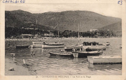 FRANCE - Cavalaire Sur Mer (var) - Vue Générale Sur Le Port Et La Piage - Carte Postale Ancienne - Cavalaire-sur-Mer