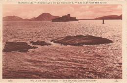 FRANCE - Marseille - Promenade De La Corniche - Les îles (contrejour) - Carte Postale Ancienne - Unclassified