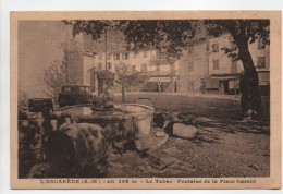 - CPA L'ESCARÈNE (06) - Le Tabac - Fontaine De La Place Carnot - Edition Gilletta - - L'Escarène