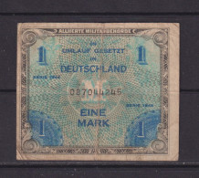 GERMANY (ALLIED MILITARY AUTHORITY) - 1944 1 Mark Circulated Banknote - 1 Deutsche Mark