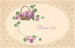 FÊTES - VŒUX - Bonne Fête - Fleurs - Carte Postale Ancienne - Andere & Zonder Classificatie