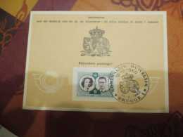 Belgique Belgie  Souvenir 1169  Gestempelt / Oblitéré Brugge Baudouin Boudewijn 1960 Perfect - Postkantoorfolders