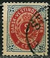 DANISH WEST INDIA..1896..Michel # 17..used. - Danemark (Antilles)