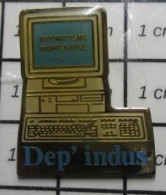 1517 Pin's Pins / Beau Et Rare / INFORMATIQUE / AUTOMATISME MAINTENANCE ORDINATEUR PC DEP'INDUS - Informatique